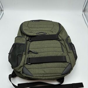 Oakley Men's Olive Backpack with Black Accents